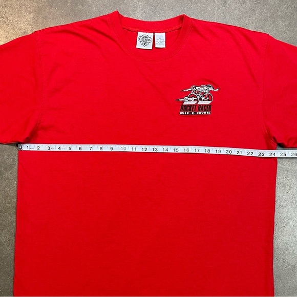 Vintage 90s Acme Rocket Racer Wile E Coyote T Shirt - Picture 5 of 8